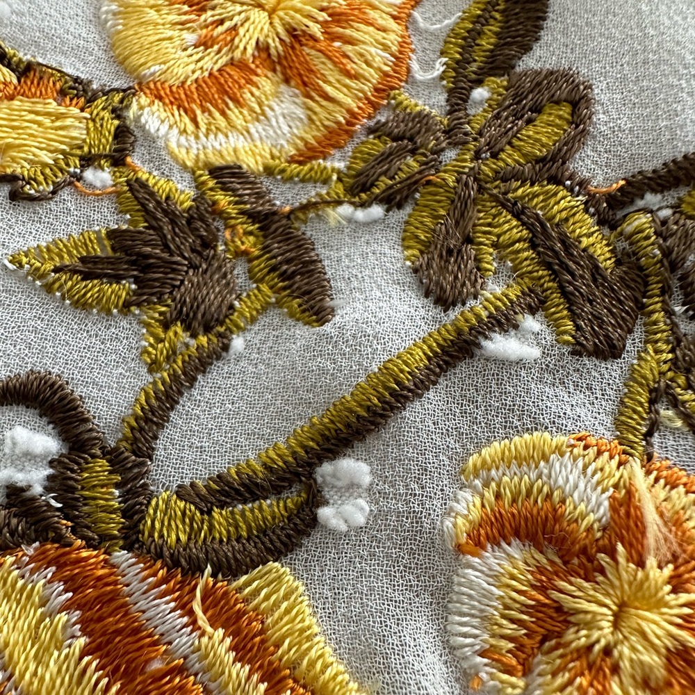 Miss Selfridge Embroidered Ruffle Top - Picture 6 of 7